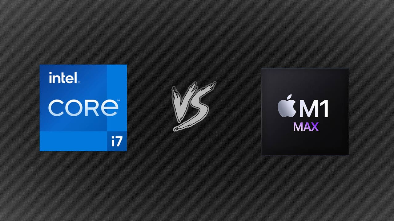 Apple M1 vs Intel i7