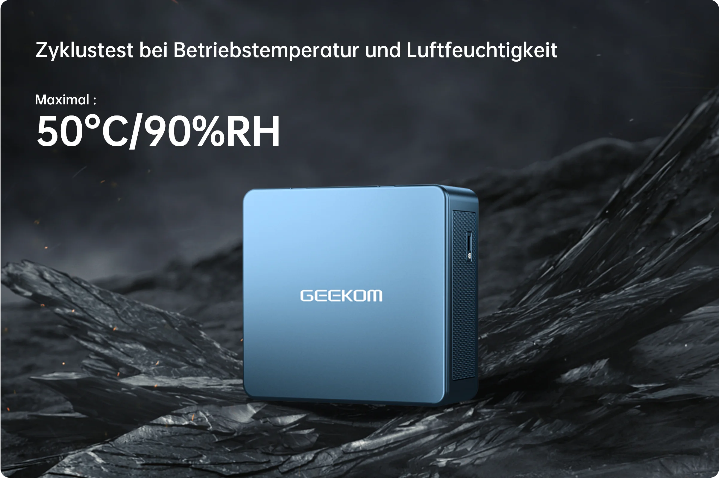 GEEKOM IT13 Betriebstemperatur Test