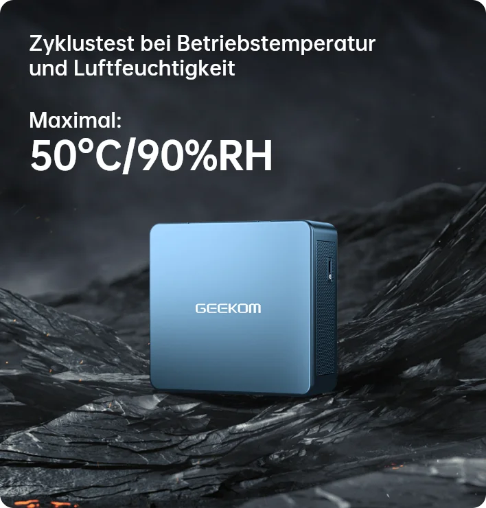 GEEKOM Mini IT13 Betriebstemperatur Test